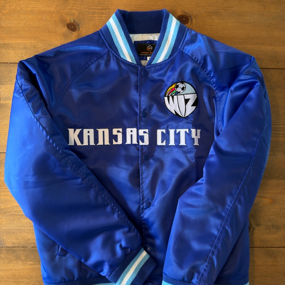 Kansas City Wiz Blue Satin Jacket